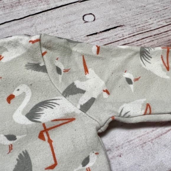 Organic Seabird Footie Romper - 3-6 mo -GUC - Picture 3 of 3